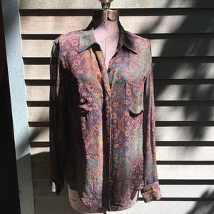 Peruvian connection button down blouse.